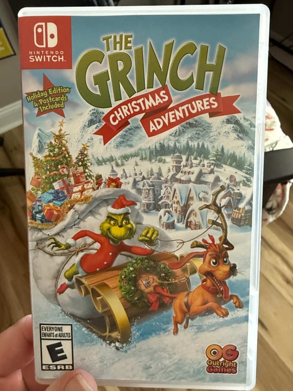 Nintendo Switch The Grinch Christmas Adventures - Green, Red, Blue